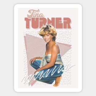 Tina Turner / 80s Style Retro Fan Art Design Magnet